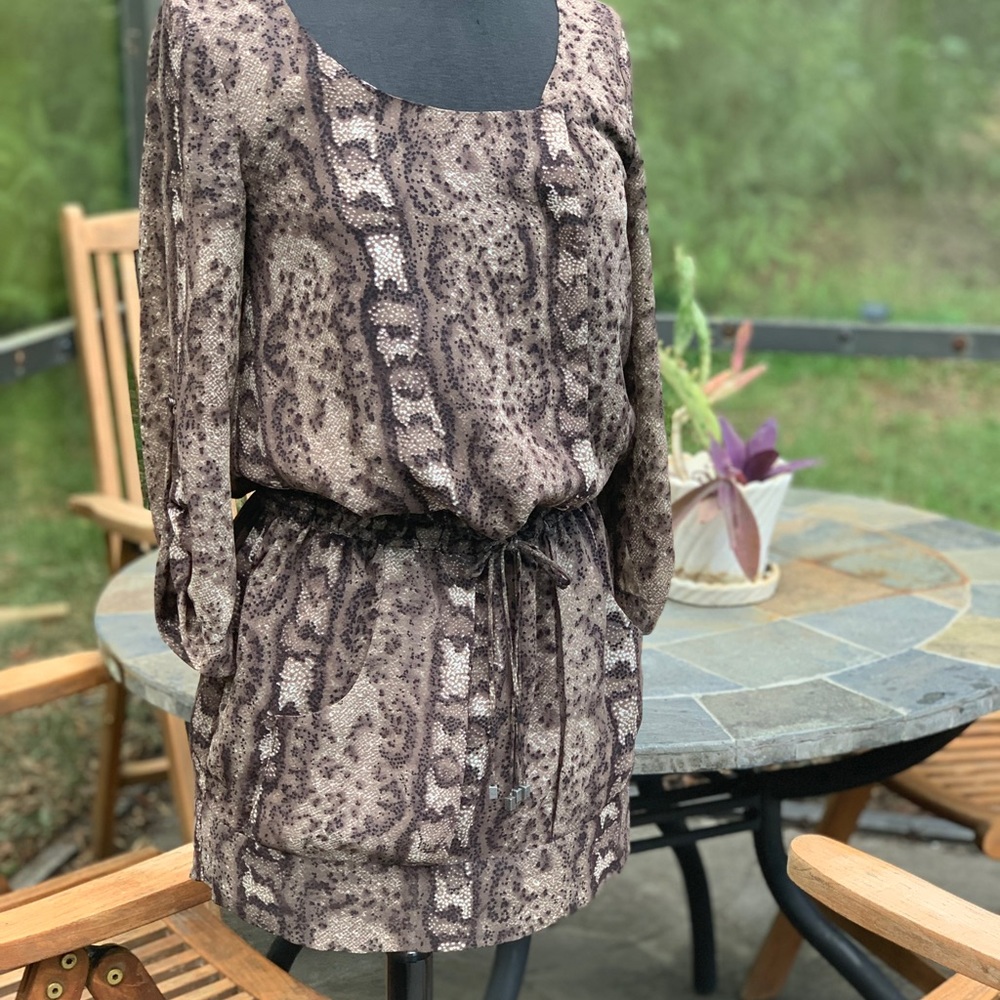 BCBGeneration Animal Print Mini Dress